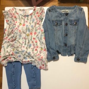 Spring outfit with Jean Jacket 4T